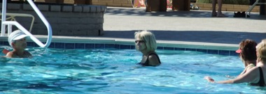 Karen at Pool